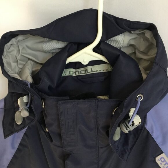 O'Neill Freedom Series Youth Hooded Snowboarding Jacket Sz Small Blue Waterproof - Picture 8 of 12
